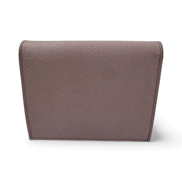 PRCW101: Prada tri-fold wallet in a light pink or alabaster color - Picture 2 of 5